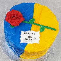 Beauty and the Beast Cake (D, V)